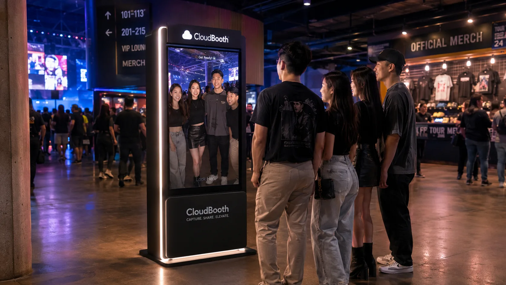 Premium portrait-style photobooth output